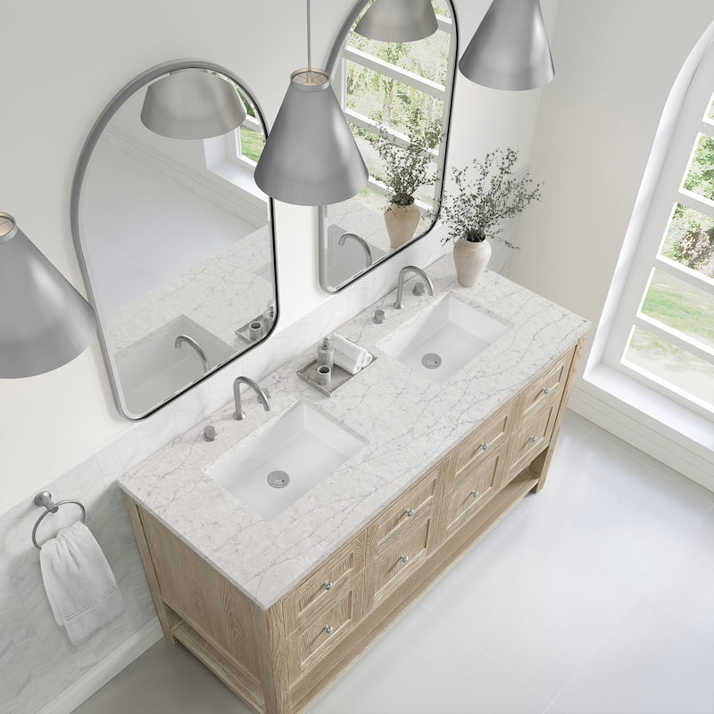 James Martin Vanities 330-V60D-FEJP Breckenridge 60" Free Standing