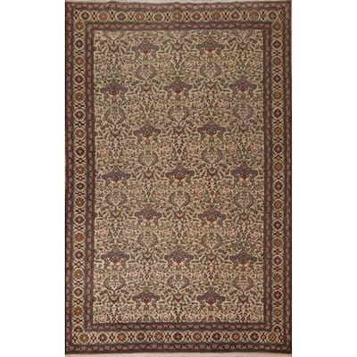 Anatolian Turkish Vintage Rug Handmade Oriental Bedroom Wool Carpet - 6'6" X 9'6"
