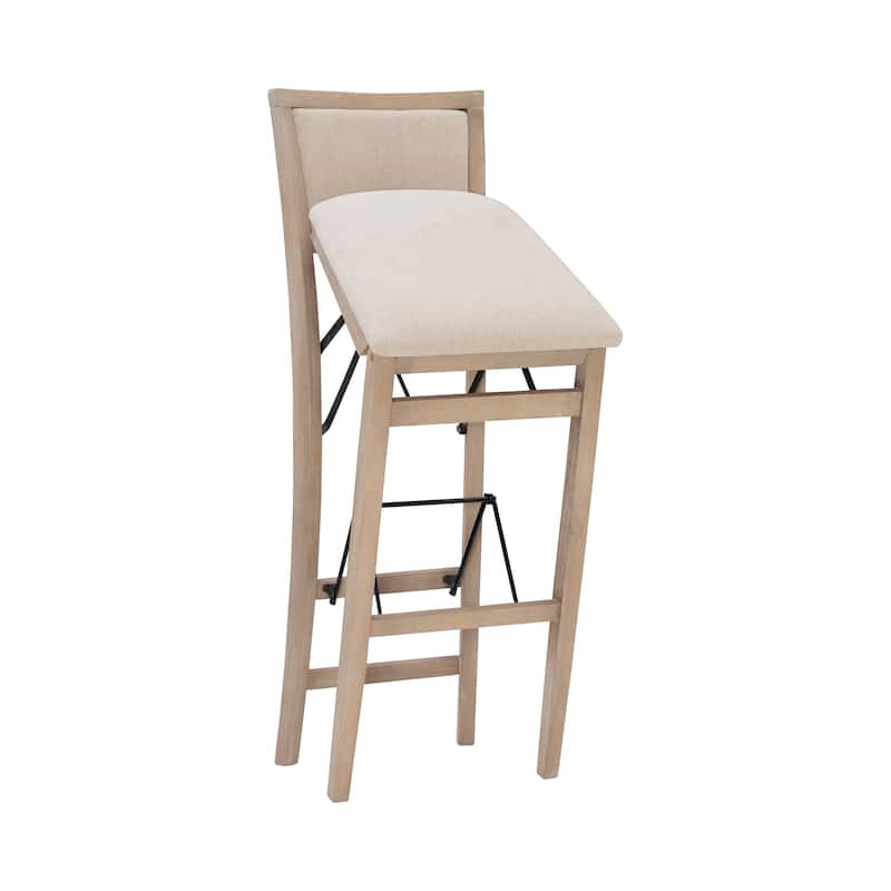 Ciara Grey Wash 30-Inch Folding Bar Stool