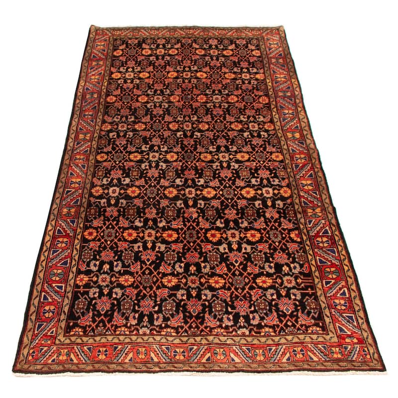 Andelz Red Rug 3'11" x 6'7" - 5'1 x 10'8