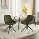 preview thumbnail 2 of 48, Swivel Dining Chairs set of 2/4,Mid Century Modern Dining Room Chairs Set of 2 - Green