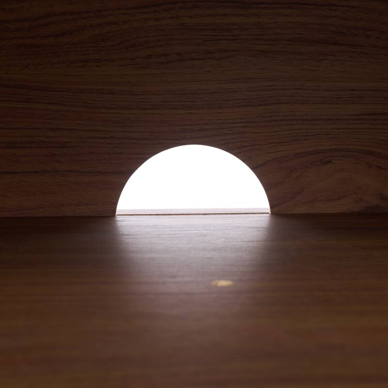 SAFAVIEH Home Ders 2-Shelf 2-Door Sideboard/TV Stand - 55"W x 16"D x 18"H