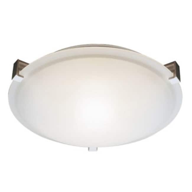Trans Globe Lighting Neptune 3 Light 15" Wide Flush Mount Bowl Ceiling - Brushed Nickel