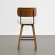 preview thumbnail 7 of 8, Spruce & Spring 26" Swivel Bar Stool with Bentwood Back or PE Rattan Back