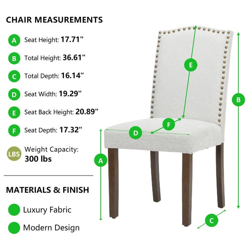 Dining Chairs With Upholstered Fabric