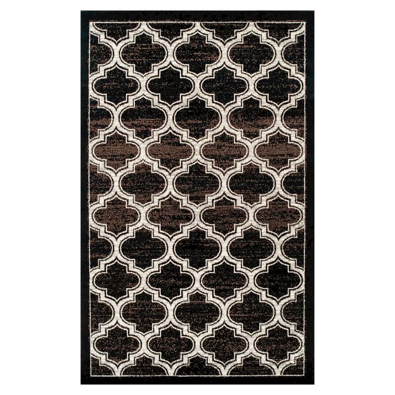 Superior Moroccan Trellis Geometric Polypropylene Indoor Area Rug
