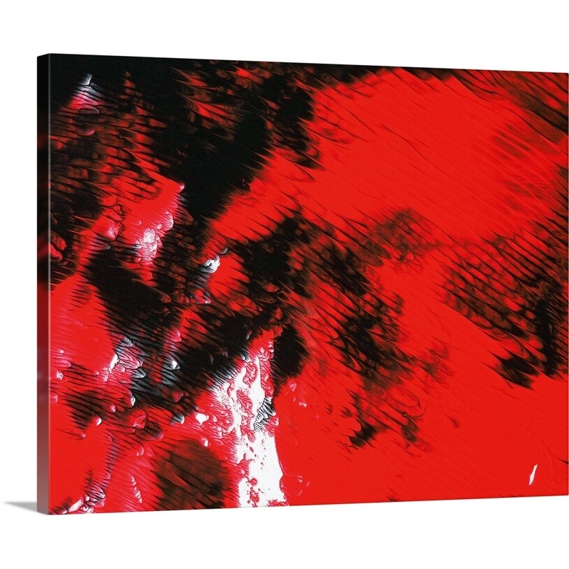 Shop Oil Painting In Red Black And White Colors Front View