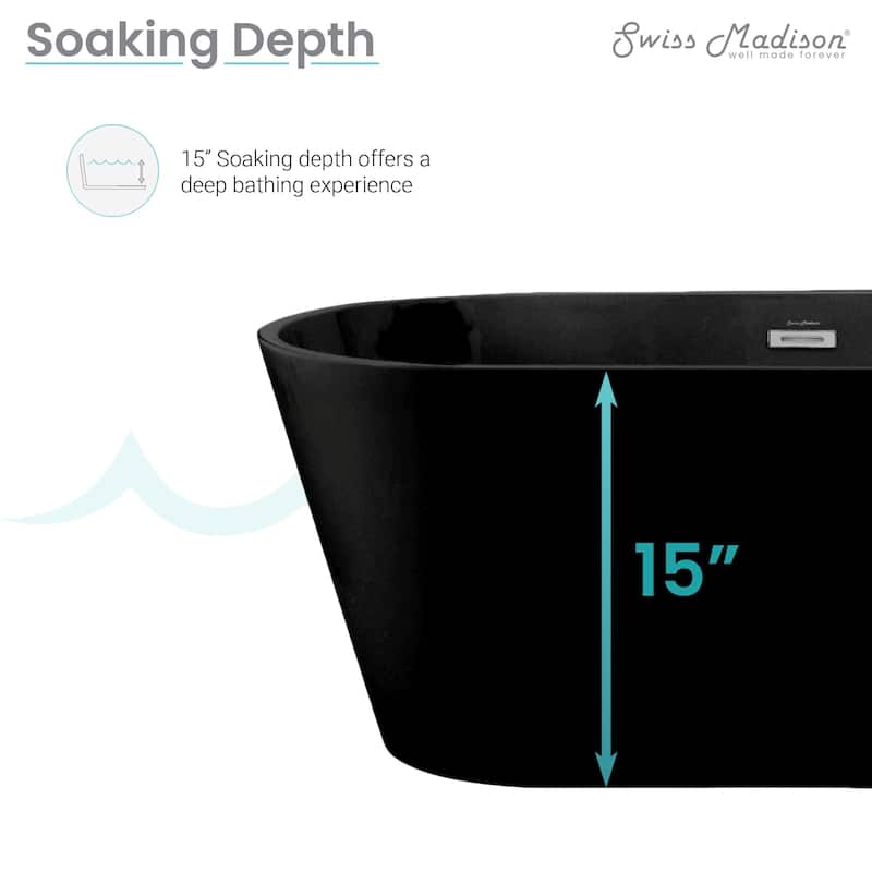 Claire 60" Freestanding Bathtub