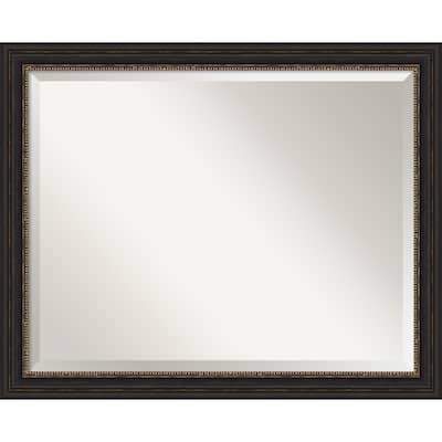 Beveled Wall Mirror - Accent Bronze Narrow Frame - Accent Bronze Narrow