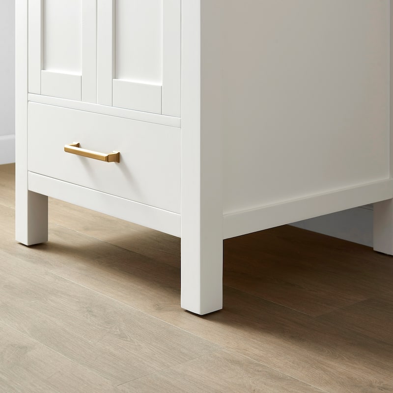 Shannon 24" Single Vanity with Composite Stone Countertop & Mirror