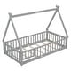 preview thumbnail 39 of 50, Twin Tent-shaped Floor Bed