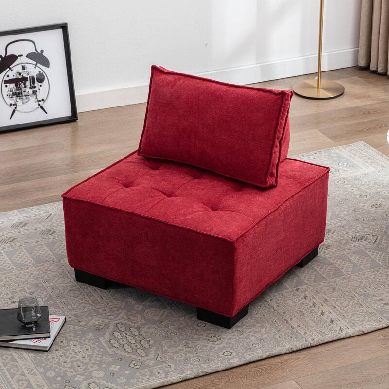 Modern Upholstered Living Room Chairs Set of 2