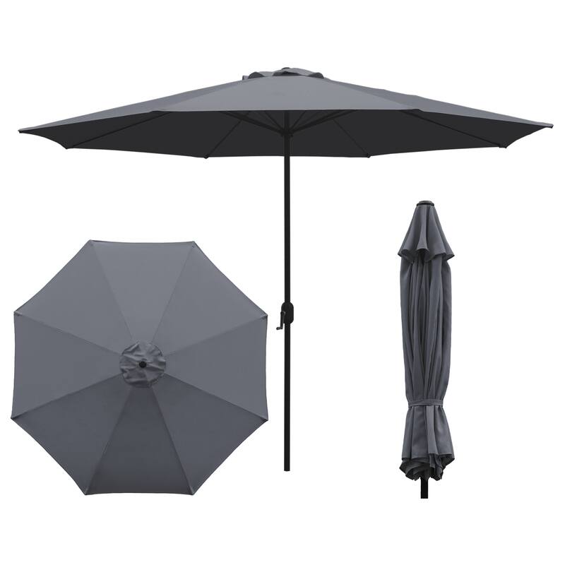 Maypex 11 Feet Round Market Patio Umbrella