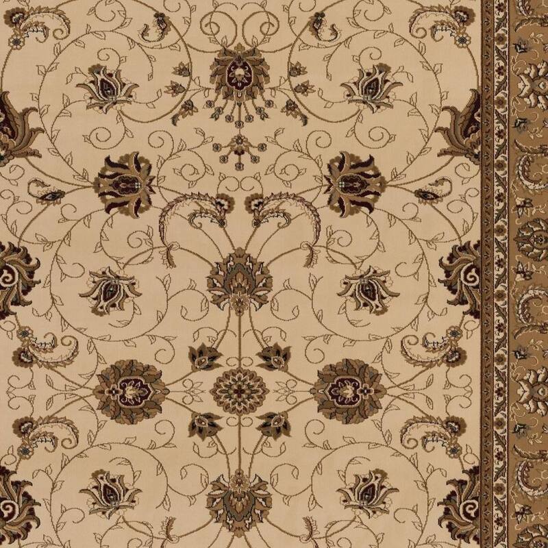 HomeRoots Oriental Traditional Square Area Rug