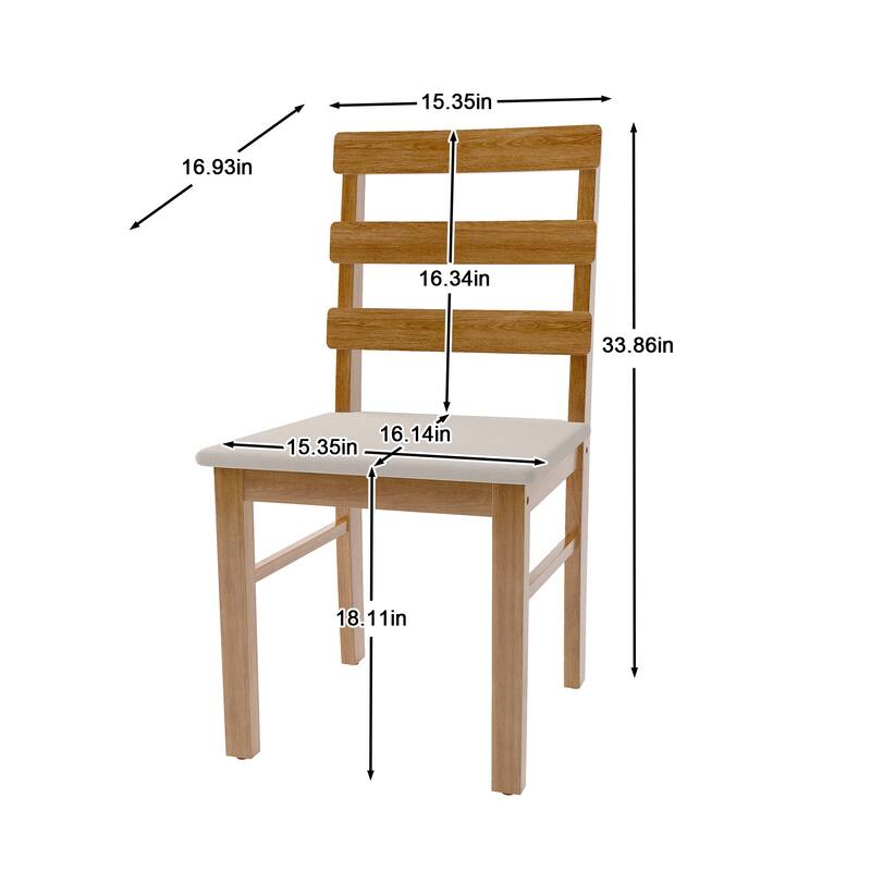 For Dining Room Living Room Dining Chair Scandinavian Style Three Horizontal Back Chairs Home Dining Room Chairs