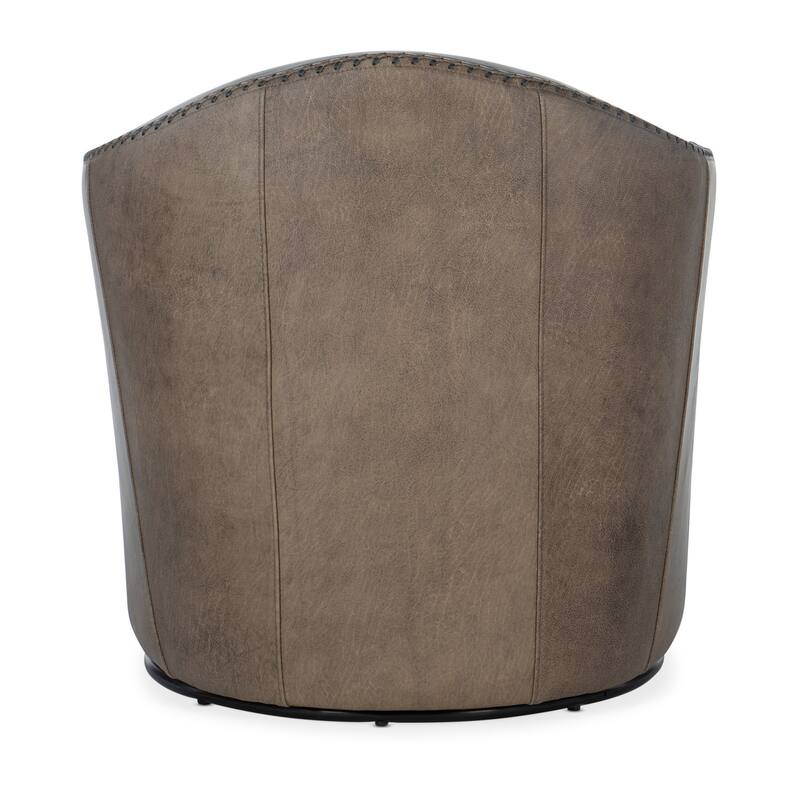 Hooker Furniture CC533-SW Roper 29" Wide Swivel Leather Accent Chair