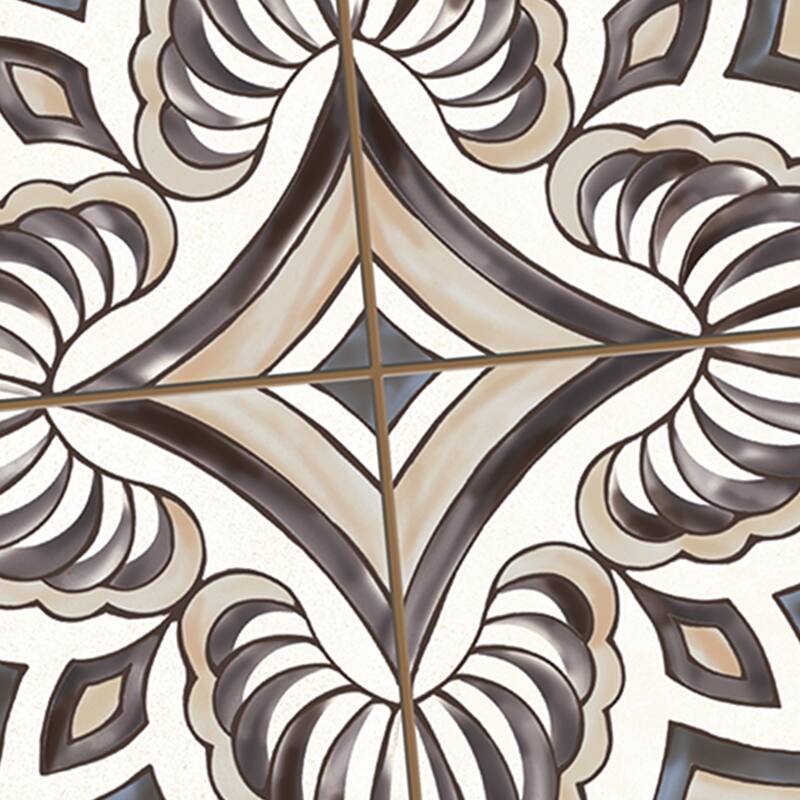 Merola Tile Harmonia Grove Grey 13" x 13" Ceramic Floor and Wall Tile