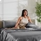 preview thumbnail 7 of 22, Bare Home Poly Satin Sheet Set