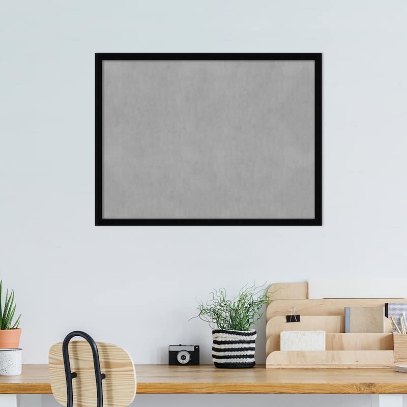 Amanti Art Svelte Noir Black Framed Magnetic Board