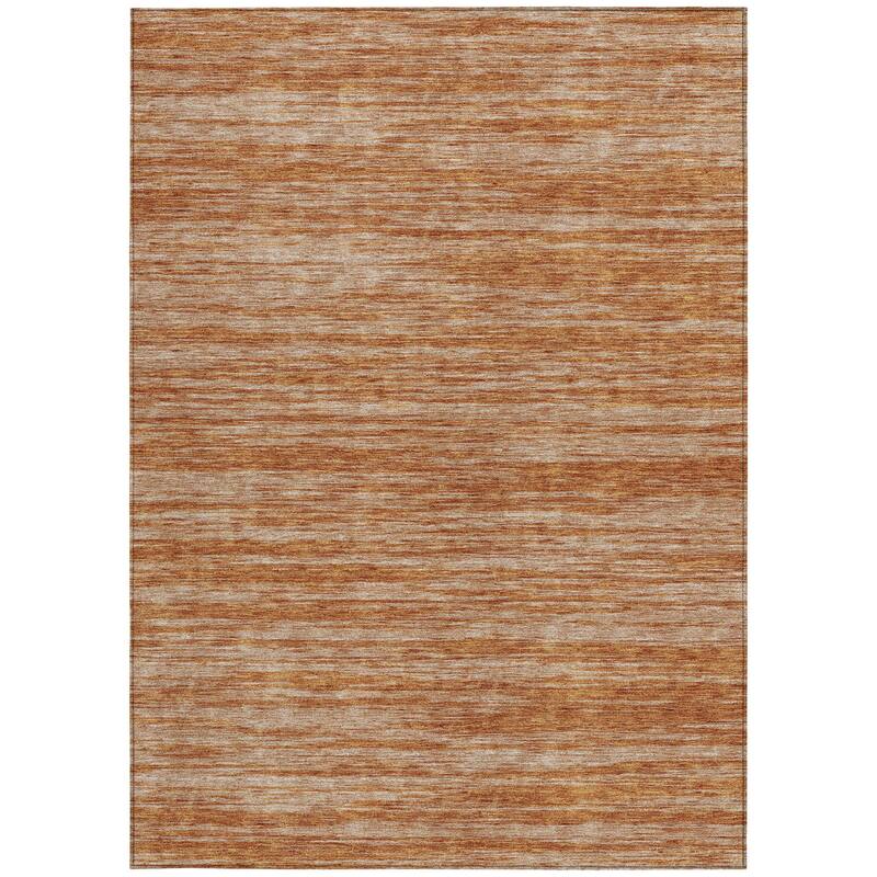 HomeRoots Abstract Modern Rectangle Outdoor Rug