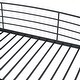 preview thumbnail 11 of 10, Modern Twin Size Loft Bed With 4 Layers Of Shelves And L-shaped Desk,Sockets,USB Ports,Wireless Charging