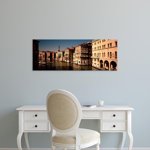 Easy Art Prints Panoramic Images's 'Buildings on the waterfront, Venice, Italy' Premium Canvas Art