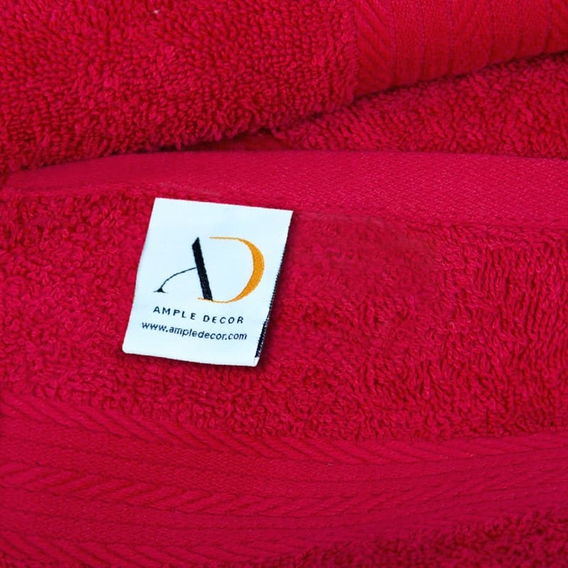 Cotton 600GSM Bathroom Hand Towel 18X28 Inch by Ample Decor