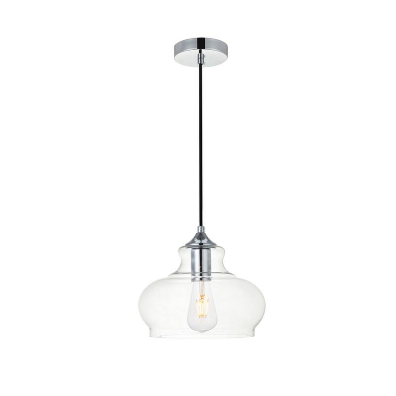 Clear Glass 1-light Pendant