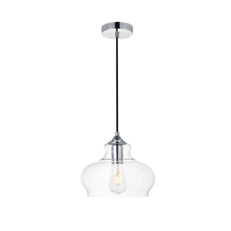 Clear Glass 1-light Pendant