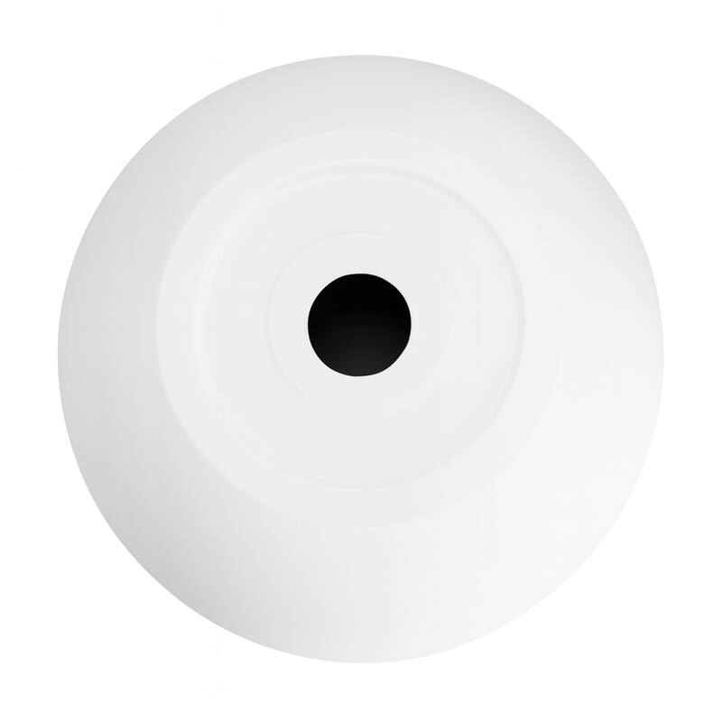 Nuvella Matte White Solid Surface Round Vessel Sink