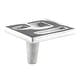 preview thumbnail 1 of 3, Du Verre Marcel 1-1/2 Inch Rectangular Cabinet Knob Polished Aluminum