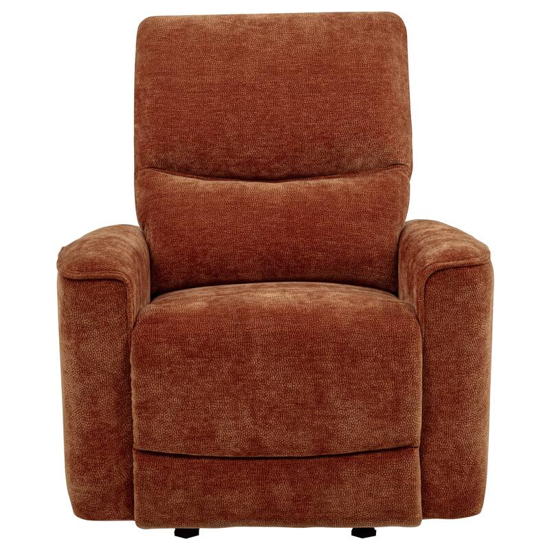 Navarro Chenille Upholstered Glider Recliner
