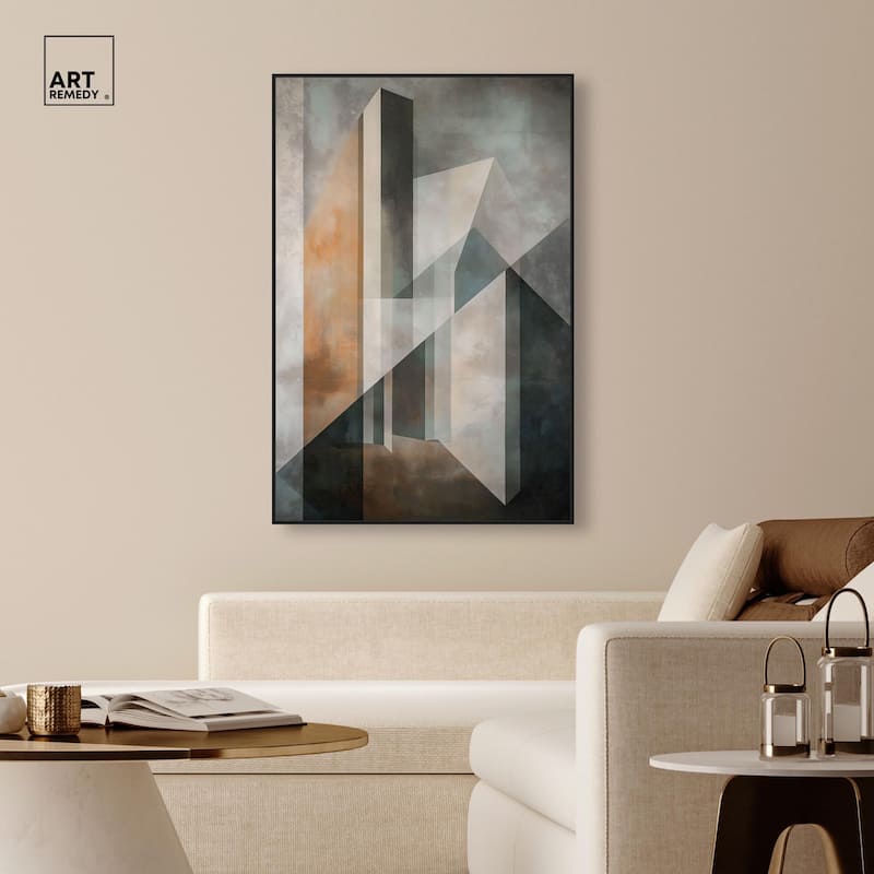 Spatial Geometry Canvas by Art Remedy