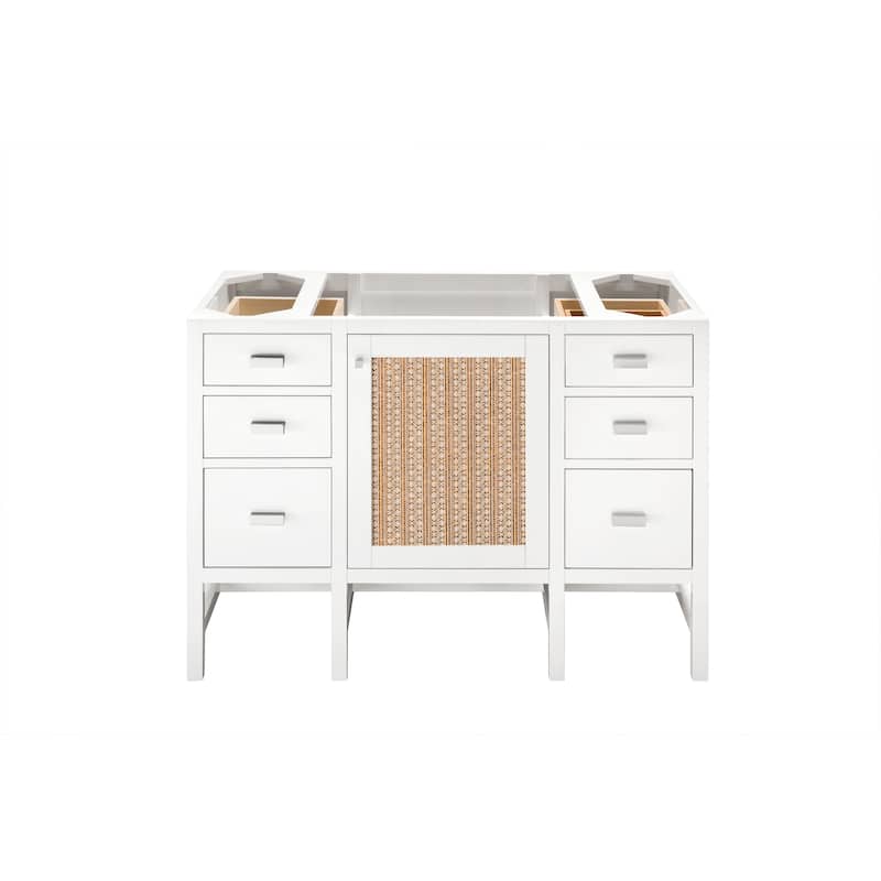 James Martin Vanities Addison 48" Single Vanity, Glossy White
