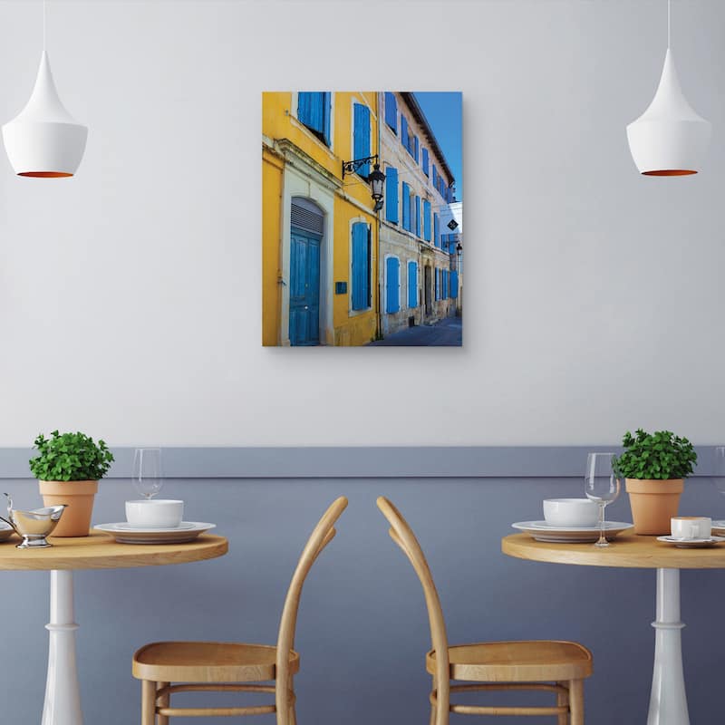 Blue Windows Galore by Sossi Madzounian Canvas Art Print