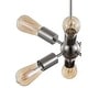 preview thumbnail 9 of 12, Bailey 17.5" Sputnik Metal LED Chandelier, Nickel by JONATHAN Y