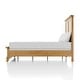 preview thumbnail 17 of 15, Furniture of America Wellington Farmhouse Natural Oak Solid Wood Kids Panel Bed
