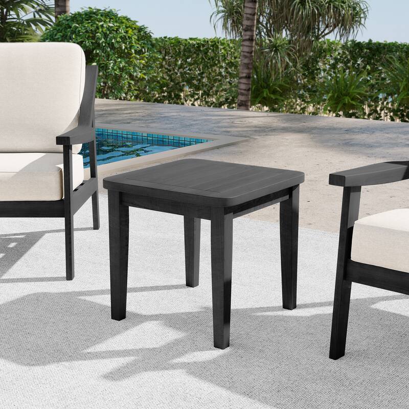 Adirondack Square Teak Patio Side Table All Weather