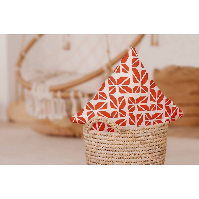 Kaleidoscope Graffiti Accent Pillow