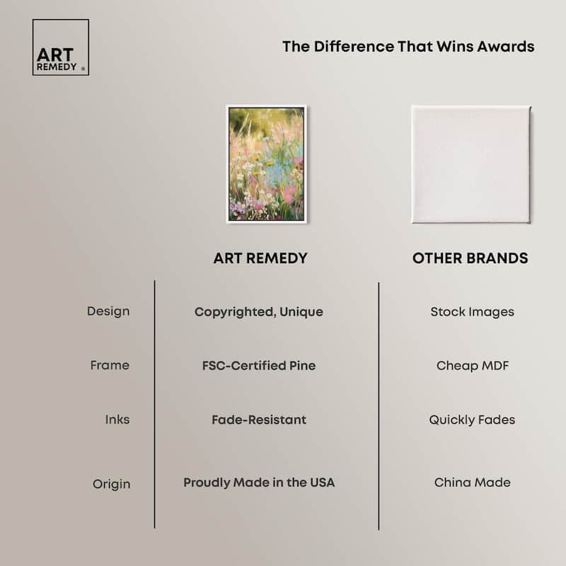 Floral Impressionism I Canvas by Art Remedy