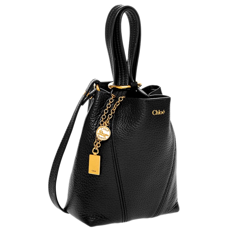 Chloe Spin Tote in Grained Leather