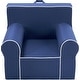 preview thumbnail 1 of 12, Heritage Kids Foam Armchair Navy