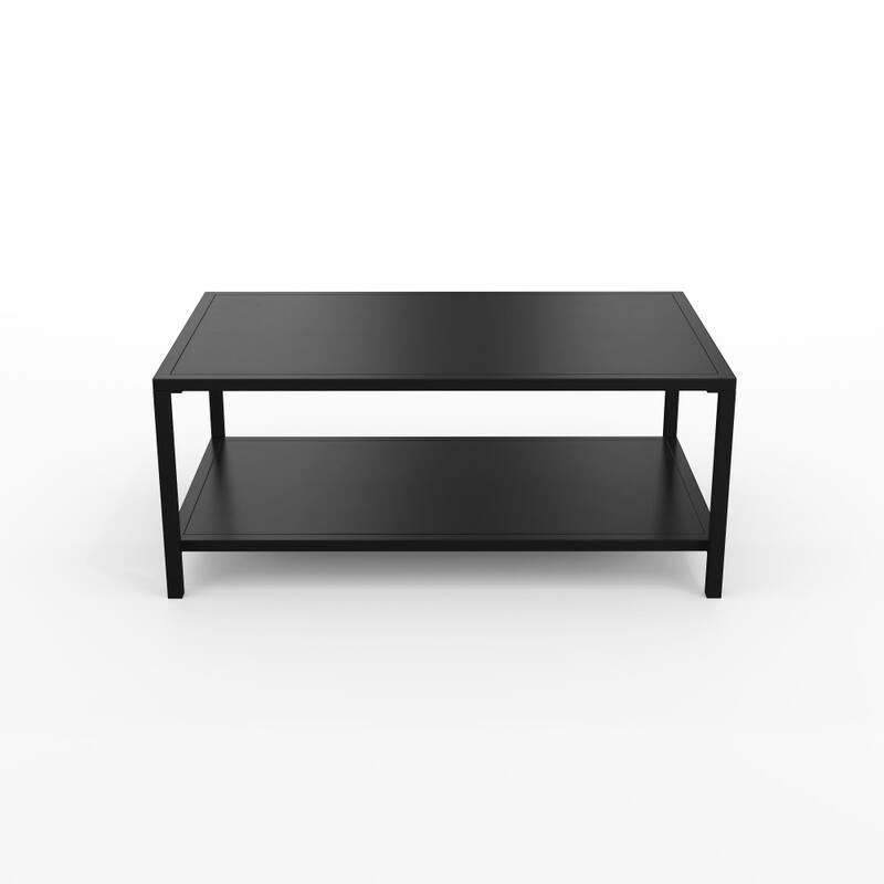 Martha Stewart All-Weather Steel Patio Outdoor Coffee Table - 26"W x 43.25"D x 18"H