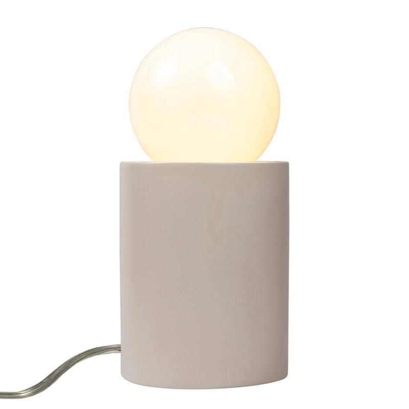 Ceramic Short Pillar Table Lamp