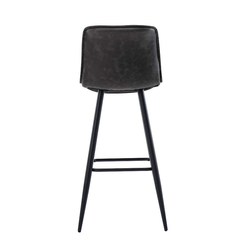 Porthos Home Jada Set Of 2 Counter Height Chairs, PU Leather, Armless