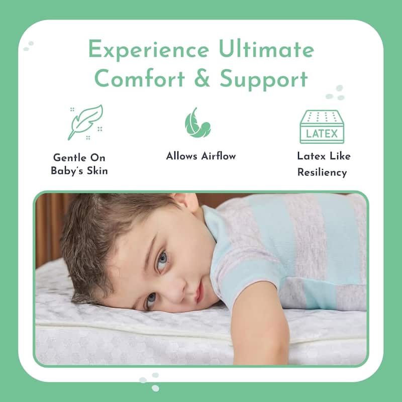 Evolur Sleep Triple Stage Air Flow with Natural Fiber Crib Mattress