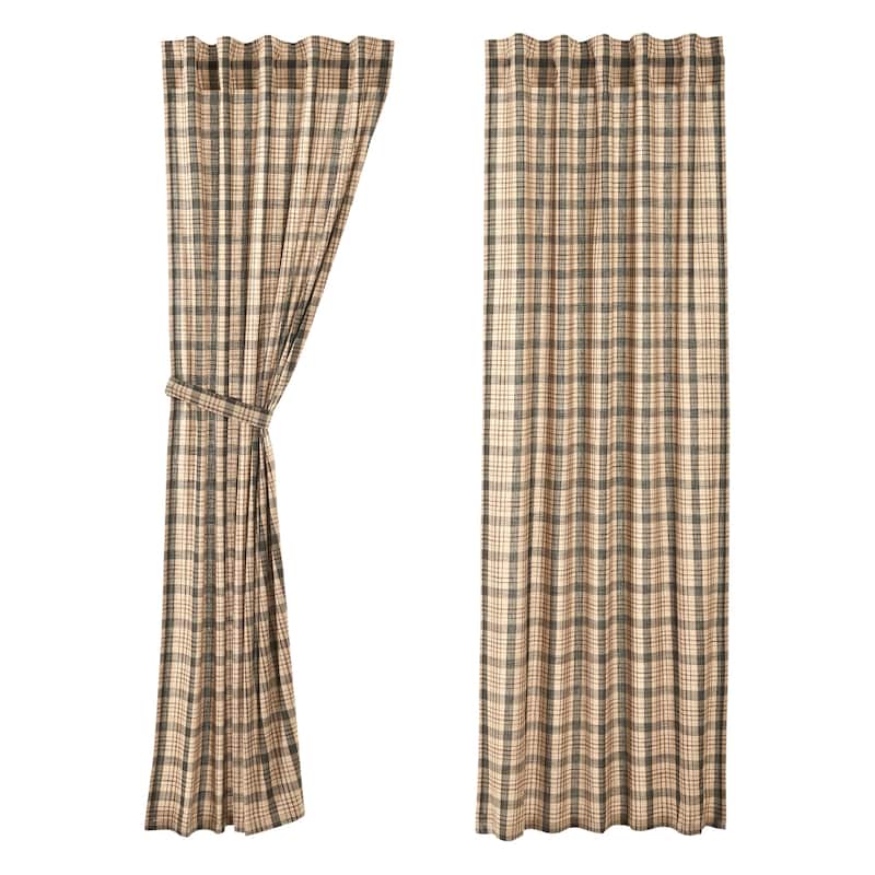 Cider Mill Plaid Panel Set of 2 84x40