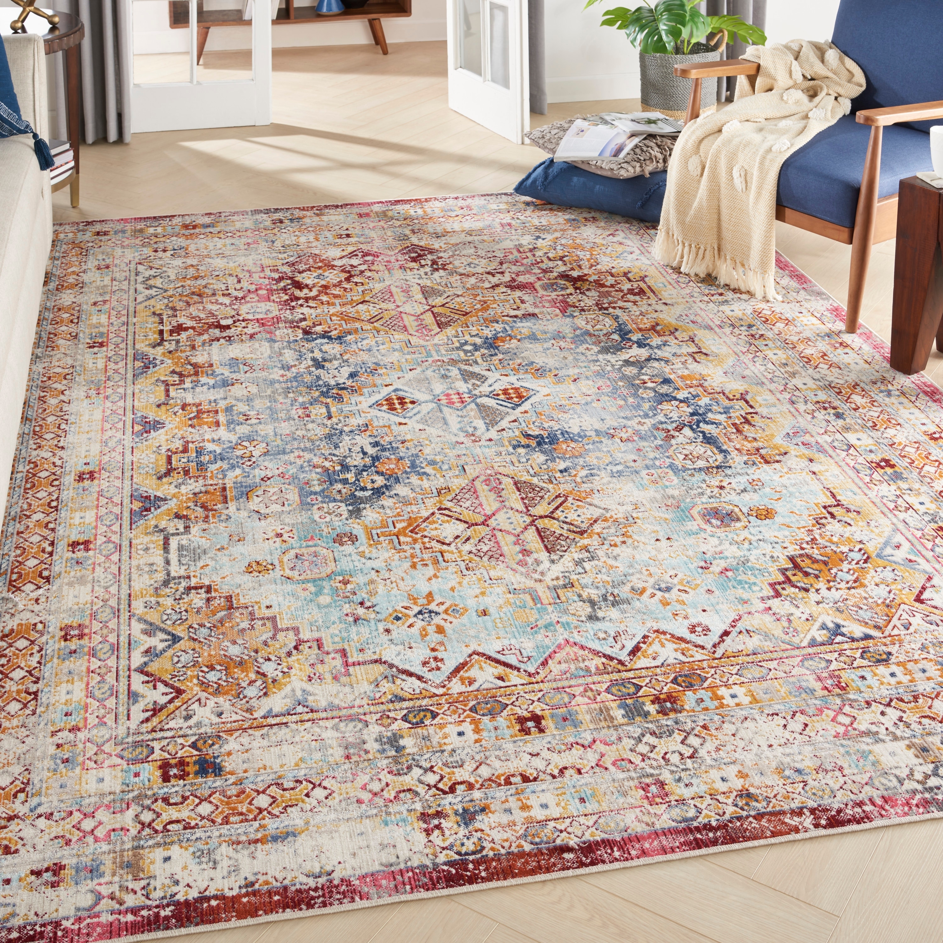 Nourison Vintage Kashan Traditional Persian Vintage Area Rug