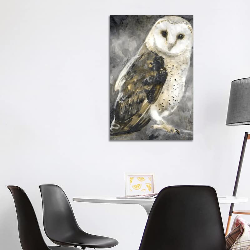 iCanvas "Snowy Owl II" by Stellar Design Studio Canvas Print - 40x26x1.5