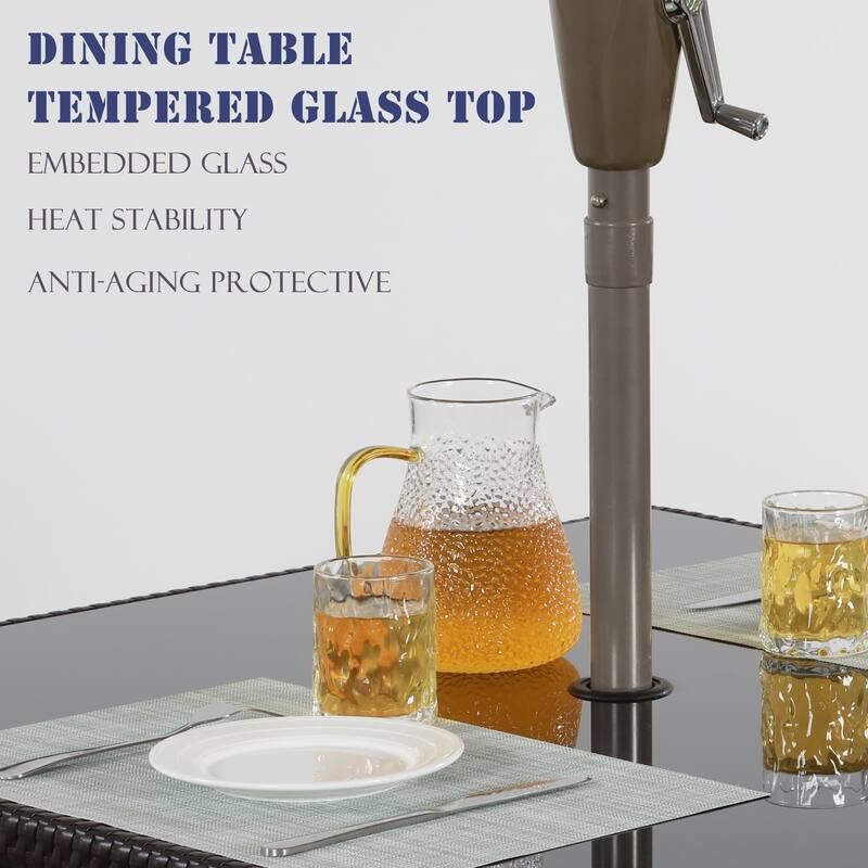 Royalcraft 5 Piece Patio Dining Table and Chair Set